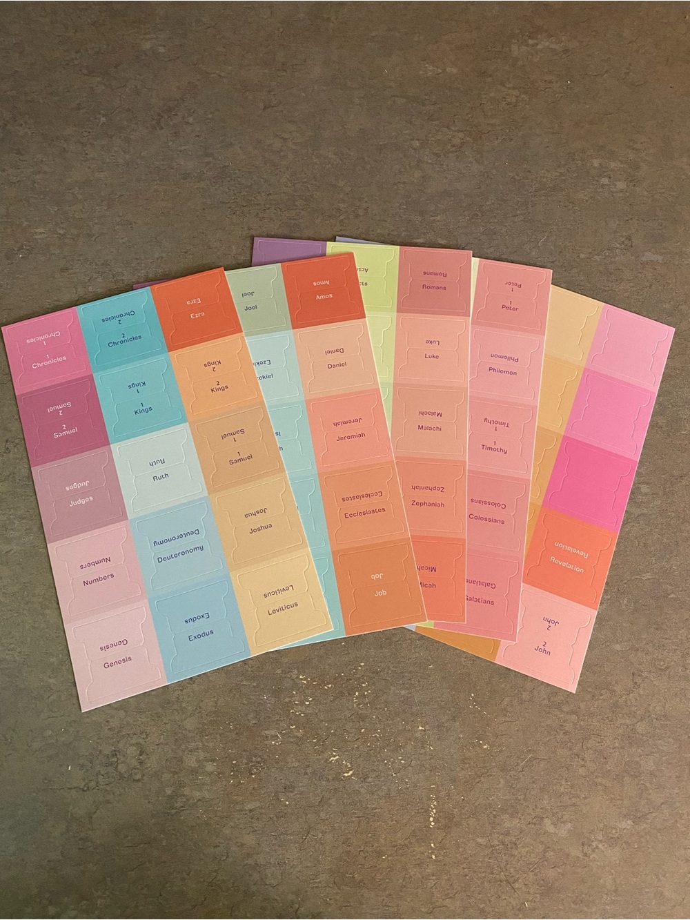 Bible Tabs Set new